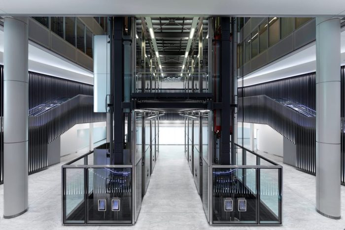 futuristic building office